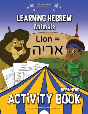 Nauka hebrajskiego: Zwierzęta Zeszyt ćwiczeń - Learning Hebrew: Animals Activity Book