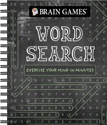 Brain Games - Word Search (Chalkboard #1), 1: Ćwicz swój umysł w kilka minut - Brain Games - Word Search (Chalkboard #1), 1: Exercise Your Mind in Minutes