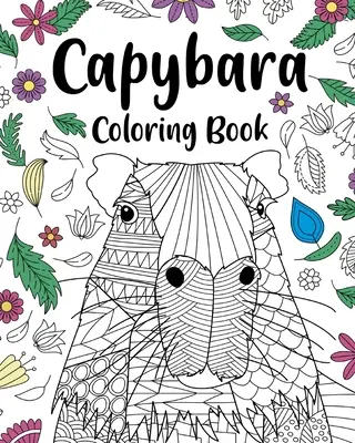 Kolorowanka dla dorosłych Kapibara - Capybara Adult Coloring Book