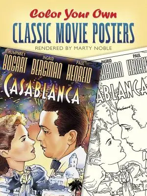 Pokoloruj własne klasyczne plakaty filmowe - Color Your Own Classic Movie Posters