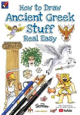 Jak narysować starożytne greckie rzeczy naprawdę łatwo: Łatwy przewodnik rysowania krok po kroku - How To Draw Ancient Greek Stuff Real Easy: Easy step by step drawing guide