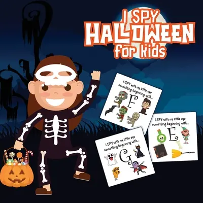 I Spy Halloween For Kids: Zagadki obrazkowe - dla dzieci w wieku 2-6 lat - sezon jesienny dla maluchów i przedszkolaków - zabawna gra w zgadywanie - I Spy Halloween For Kids: Picture Riddles - For Kids Ages 2-6 - Fall Season For Toddlers + Kindergarteners - Fun Guessing Game Book