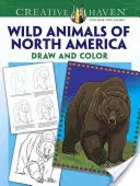 Kolorowanka Creative Haven Jak narysować dzikie zwierzęta Ameryki Północnej - Creative Haven How to Draw Wild Animals of North America Coloring Book