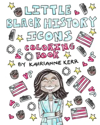 Mała kolorowanka z ikonami czarnej historii - Little Black History Icons Coloring Book