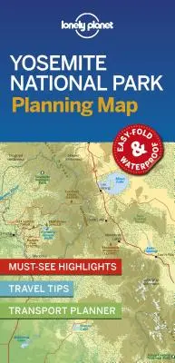 Lonely Planet Yosemite National Park Mapa planowania 1 - Lonely Planet Yosemite National Park Planning Map 1