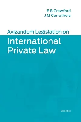 Avizandum Legislacja w międzynarodowym prawie prywatnym - Avizandum Legislation on International Private Law