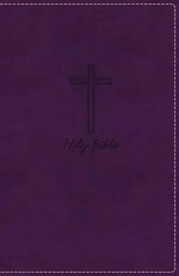 KJV, Biblia Deluxe na prezent, imitacja skóry, fioletowa, wydanie z czerwonymi literami - KJV, Deluxe Gift Bible, Imitation Leather, Purple, Red Letter Edition