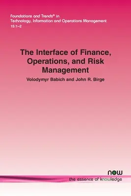 Interfejs finansów, operacji i zarządzania ryzykiem - The Interface of Finance, Operations, and Risk Management