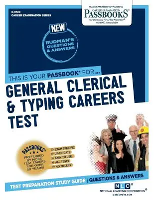 Ogólny test kariery biurowej i pisania na maszynie, 3720 - General Clerical & Typing Careers Test, 3720