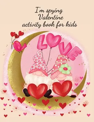 Szpieguję walentynkowy zeszyt ćwiczeń dla dzieci - I'm spying Valentine activity book for kids