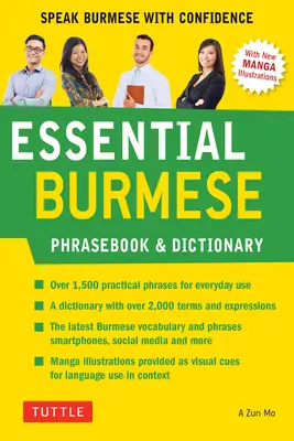 Niezbędne rozmówki birmańskie i słownik: Mów po birmańsku z pewnością siebie - Essential Burmese Phrasebook & Dictionary: Speak Burmese with Confidence
