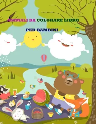 Zwierzęta do kolorowania dla dzieci - Animali da colorare libro per bambini