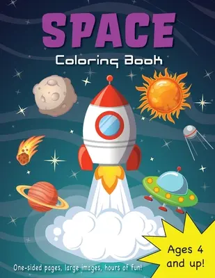 Kosmiczna kolorowanka dla dzieci w wieku 4-8 lat! - Space Coloring Book for Kids Ages 4-8!