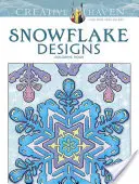 Kolorowanka z motywami płatków śniegu Creative Haven - Creative Haven Snowflake Designs Coloring Book