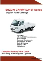 Instrukcja obsługi części do Suzuki Carry Truck serii DA16T - Suzuki Carry Truck DA16T Series Parts Manual