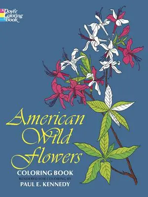 Kolorowanka amerykańskie dzikie kwiaty - American Wild Flowers Coloring Book