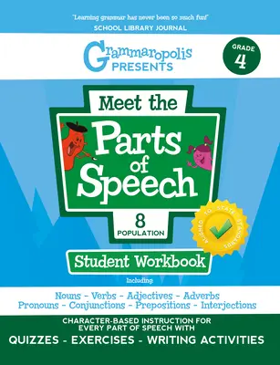 Zeszyt ćwiczeń części mowy, klasa 4 - The Parts of Speech Workbook, Grade 4