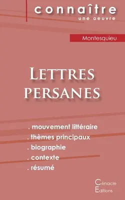 Fiche de lecture Lettres persanes de Montesquieu (analyse littraire de rfrence et rsum complet)