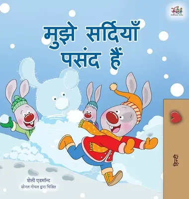 Kocham zimę (książka dla dzieci w języku hindi) - I Love Winter (Hindi Children's Book)