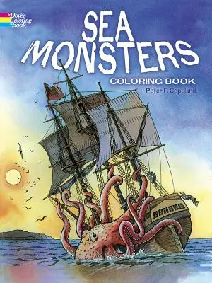 Kolorowanka potwory morskie - Sea Monsters Coloring Book