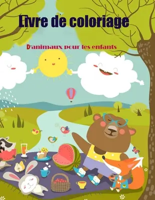 Książeczka do kolorowania zwierząt dla dzieci - Livre de coloriage d'animaux pour les enfants