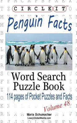 Kółko Graniaste, Fakty o pingwinach, wyszukiwanie słów, książka z łamigłówkami - Circle It, Penguin Facts, Word Search, Puzzle Book