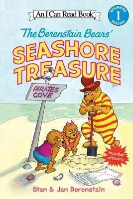 Nadmorski skarb niedźwiedzi Berenstainów [z naklejkami] - The Berenstain Bears' Seashore Treasure [With Stickers]