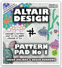 Altair Design Pattern Pad - geometryczna książka do kolorowania - Altair Design Pattern Pad - Geometrical Colouring Book