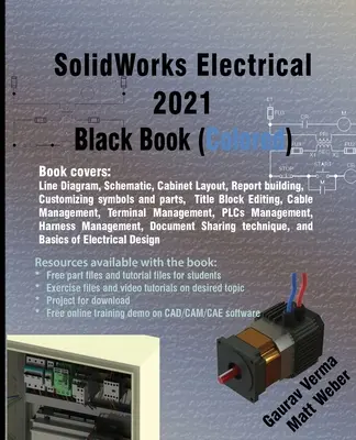 SolidWorks Electrical 2021 Czarna książka (kolorowa) - SolidWorks Electrical 2021 Black Book (Colored)