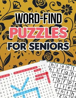 Word-Find Puzzles for Seniors: Word Search Brain Workouts Book, Word Searches to Challenge Your Brain, Brian Game Book for Seniors in This Christmas