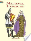 Kolorowanka z modą średniowieczną - Medieval Fashions Coloring Book