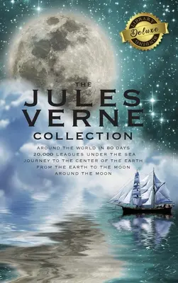 Kolekcja Juliusza Verne'a (5 książek w 1) Dookoła świata w 80 dni, 20 000 mil podmorskiej żeglugi, Podróż do wnętrza Ziemi, Z Ziemi - The Jules Verne Collection (5 Books in 1) Around the World in 80 Days, 20,000 Leagues Under the Sea, Journey to the Center of the Earth, From the Eart