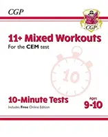 11+ CEM 10-minutowe testy: Mixed Workouts - Ages 9-10 (z edycją online) - 11+ CEM 10-Minute Tests: Mixed Workouts - Ages 9-10 (with Online Edition)