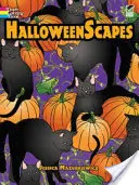 Kolorowanka Pejzaże Halloween - Halloweenscapes Coloring Book