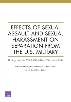 Wpływ napaści na tle seksualnym i molestowania seksualnego na separację z wojska USA: Wyniki badania miejsca pracy w wojsku przeprowadzonego przez RAND w 2014 r. - Effects of Sexual Assault and Sexual Harassment on Separation from the U.S. Military: Findings from the 2014 RAND Military Workplace Study