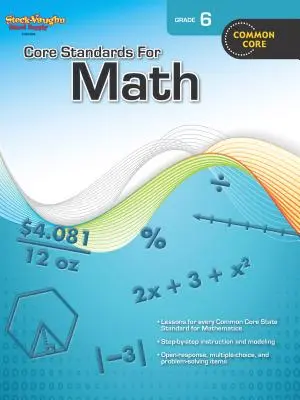 Podstawowe standardy matematyczne dla klasy 6 - Core Standards for Math Reproducible Grade 6