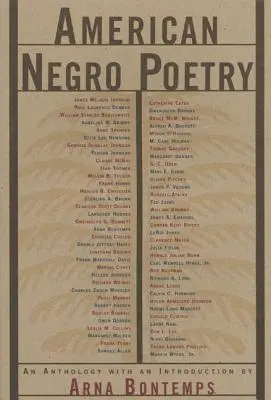 Amerykańska poezja murzyńska: Antologia - American Negro Poetry: An Anthology