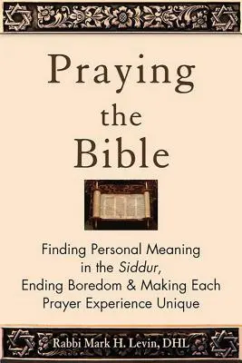 Modlitwa Biblią: Odnajdywanie osobistego znaczenia w Siddur, koniec z nudą i uczynienie każdego doświadczenia modlitewnego wyjątkowym - Praying the Bible: Finding Personal Meaning in the Siddur, Ending Boredom & Making Each Prayer Experience Unique