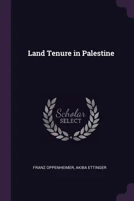 Prawo własności ziemi w Palestynie - Land Tenure in Palestine