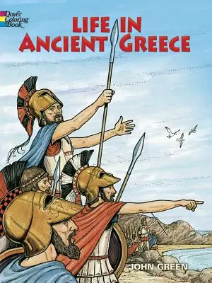 Kolorowanka Życie w starożytnej Grecji - Life in Ancient Greece Coloring Book