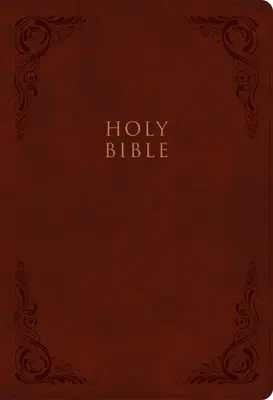 KJV Super Giant Print Reference Bible, bordowa skórzana obwoluta, z indeksem - KJV Super Giant Print Reference Bible, Burgundy Leathertouch, Indexed