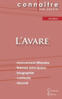 L'Avare de Molire (pełna analiza literacka i streszczenie) - Fiche de lecture L'Avare de Molire (Analyse littraire de rfrence et rsum complet)