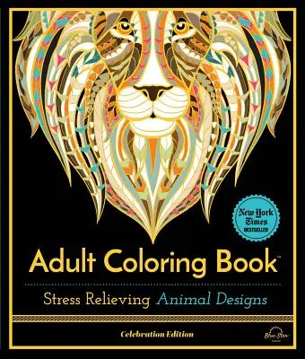 Odstresowujące wzory zwierząt: Kolorowanka dla dorosłych, wydanie świąteczne - Stress Relieving Animal Designs: Adult Coloring Book, Celebration Edition