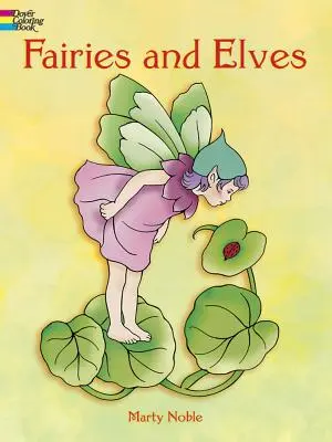 Kolorowanka wróżki i elfy - Fairies and Elves Coloring Book