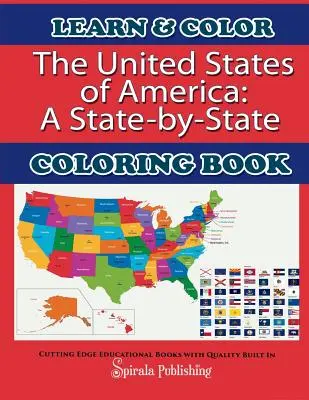 Stany Zjednoczone Ameryki: Kolorowanka z podziałem na stany - The United States of America: A State-By-State Coloring Book