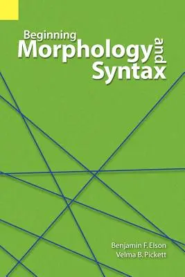 Początki morfologii i składni - Beginning Morphology and Syntax