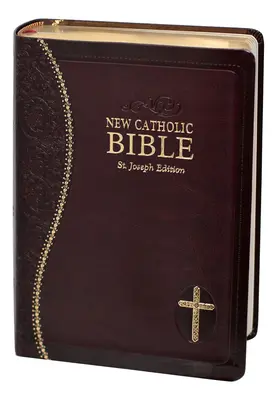 Nowa Biblia Katolicka - średni druk Dura Lux (bordowy) - New Catholic Bible Medium Print Dura Lux (Burgundy)