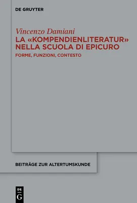 La >Kompendienliteratur: Forme, Funzioni, Contesto