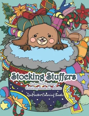Stocking Stuffers Color By Numbers Coloring Book dla dorosłych: Kolorowanka dla dorosłych z pończochami pełnymi uroczych małych zwierzątek z Chrisem - Stocking Stuffers Color By Numbers Coloring Book for Adults: An Adult Color By Numbers Coloring Book of Stockings full of Cute Baby Animals With Chris
