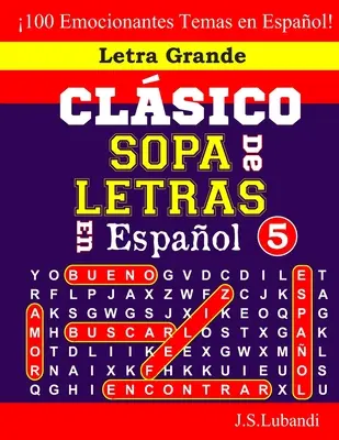 CLSICO SOPA De LETRAS En Espaol; 5